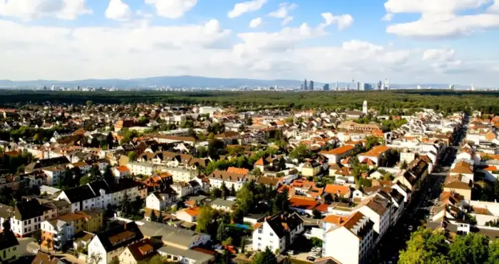 Neu-Isenburg - Aerial photo of Neu-Isenburg suburban neighborhood