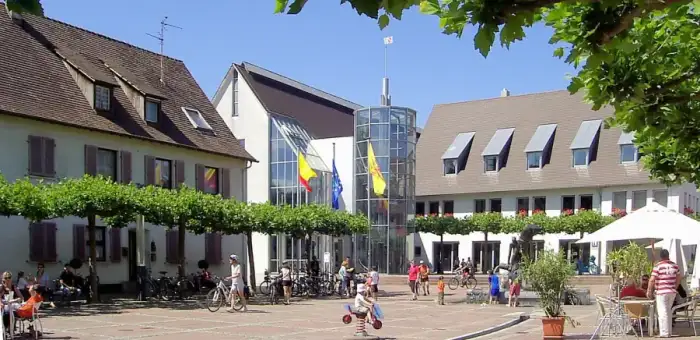 Neuenburg am Rhein - Neuenburg am Rhein, Rathausplatz