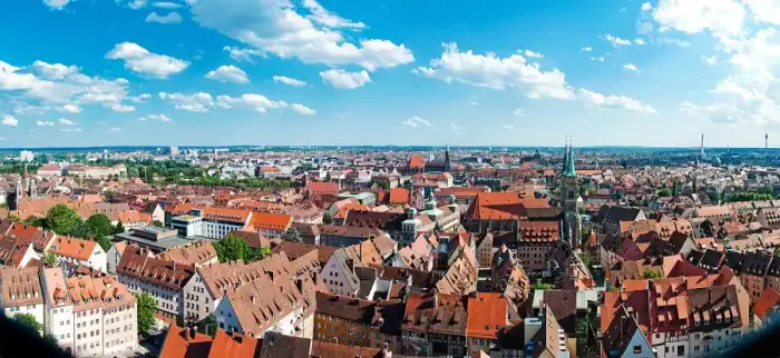 Nürnberg - Nuremberg, view from Sinwell Tower 2012.06.16 - panoramio