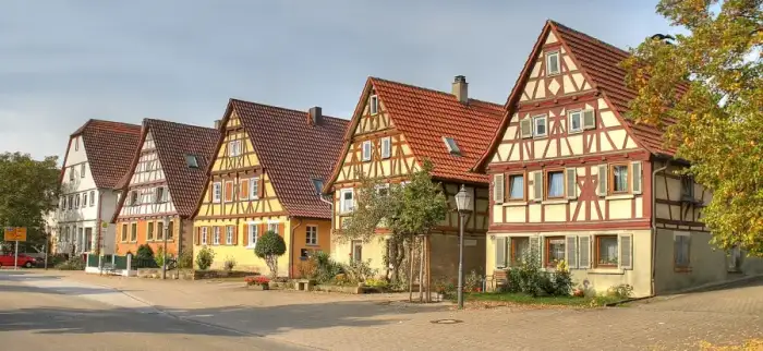 Ölbronn-Dürrn - Fachwerkhaeuser Oelbronn 2009-1