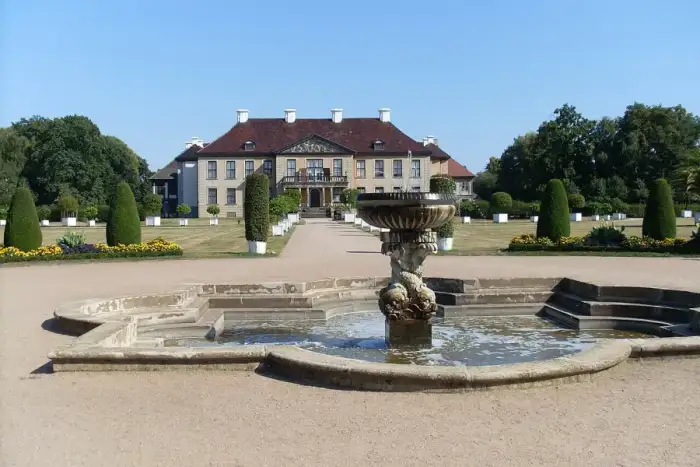 Oranienbaum-Wörlitz - Schloss Oranienbaum - Parkseite