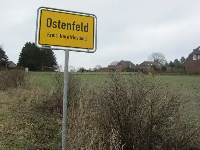Ostenfeld (Husum) - Ostenfeld Ortseingang Süderkamp