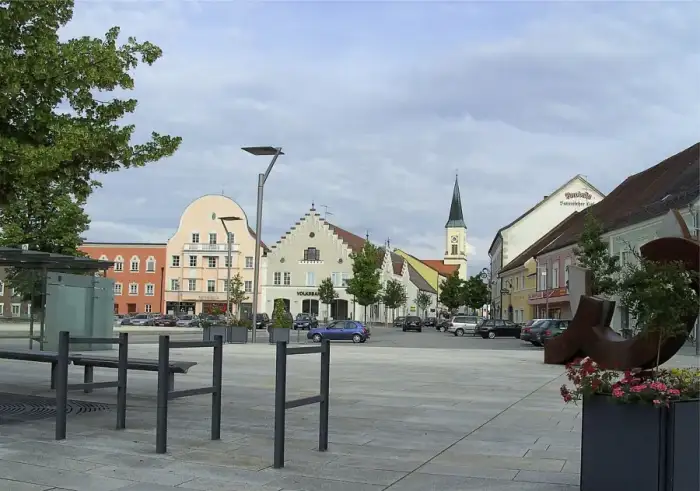 Osterhofen - Marktplatz Osterhofen, Bavaria