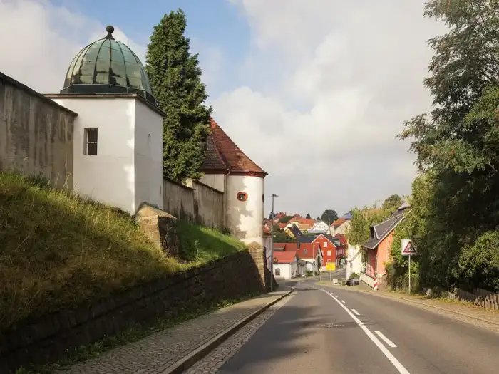 Panschwitz-Kuckau - Panschwitz-Kuckau Blick auf den Ort