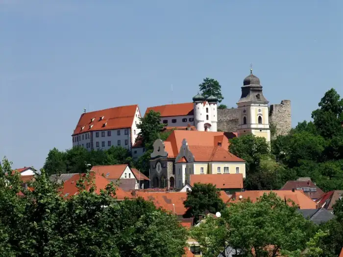 Parsberg - Ortsansicht Parsberg Burg Kirche