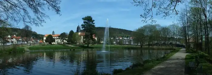 Philippsthal (Werra) - Philippsthal schloss suedpano