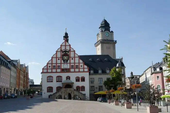 Plauen - Plauen, Altes und Neues Rathaus, 004