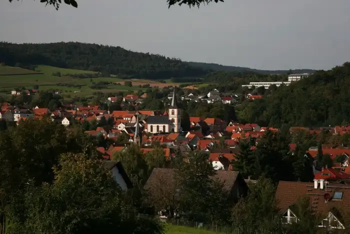 Reichelsheim (Odenwald) - Blick auf Reichelsheim im Odenwald