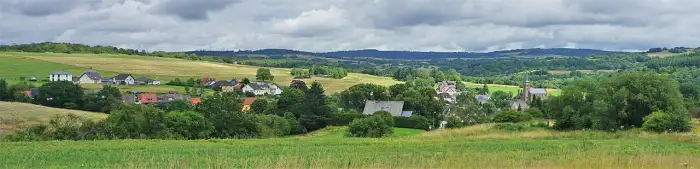 Reichenbach - Panorama of Reichenbach near Baumholder, Germany