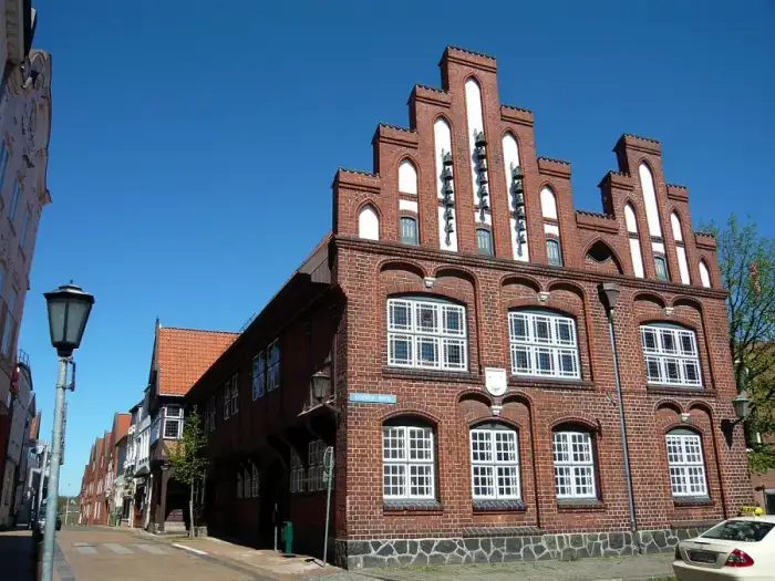 Rendsburg - Rathaus-Giebel Rendsburg2009