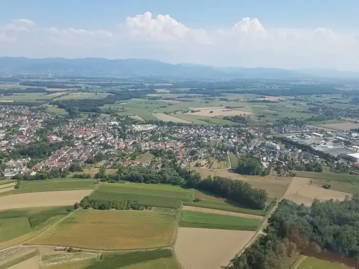 Rheinmünster - Lichtenau (Baden) Luftbild