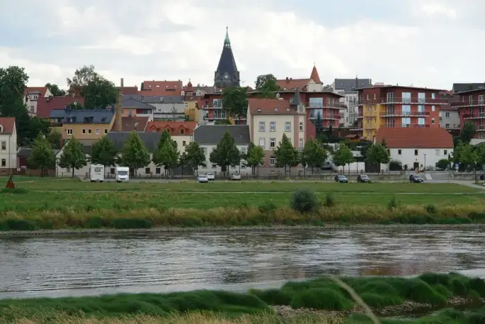 Riesa - Riesa-Elbansicht