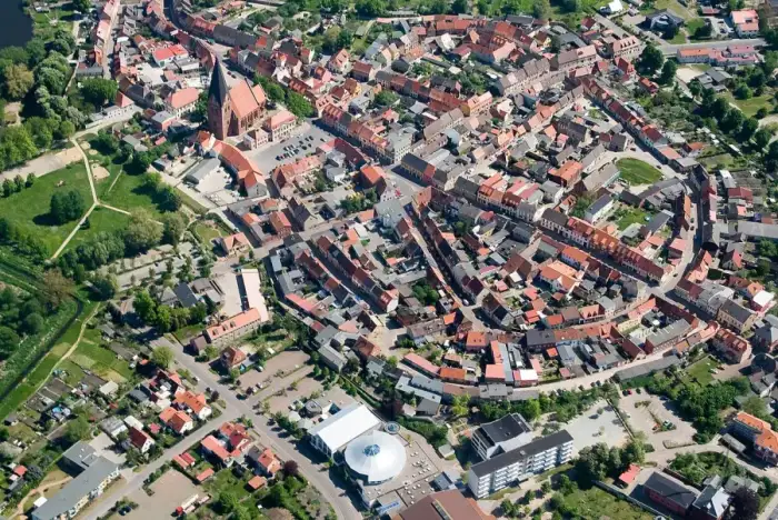 Röbel/Müritz - Stadtkern von Röbel Müritz