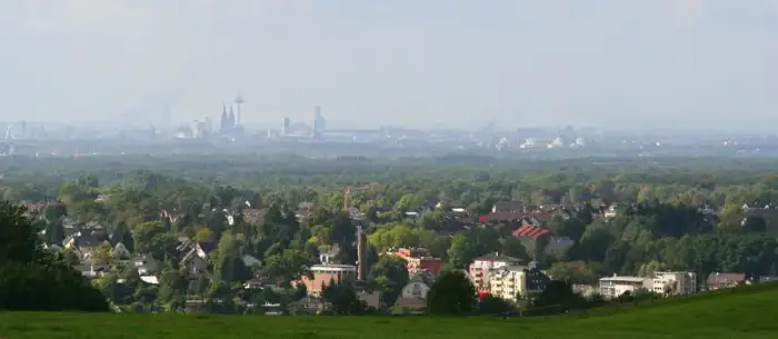 Rösrath - Panorama Rösrath bis Köln (cropped)