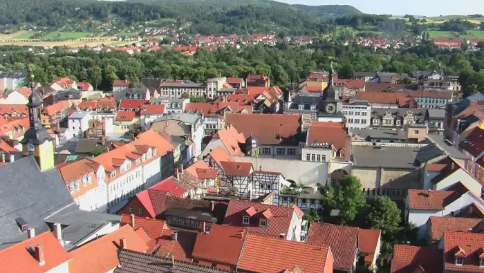 Rudolstadt - RudolstadtBlickVonDerHeidecksburg
