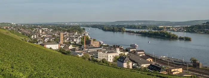 Rüdesheim - Panoramic View of Rüdesheim am Rhein 20140928 1