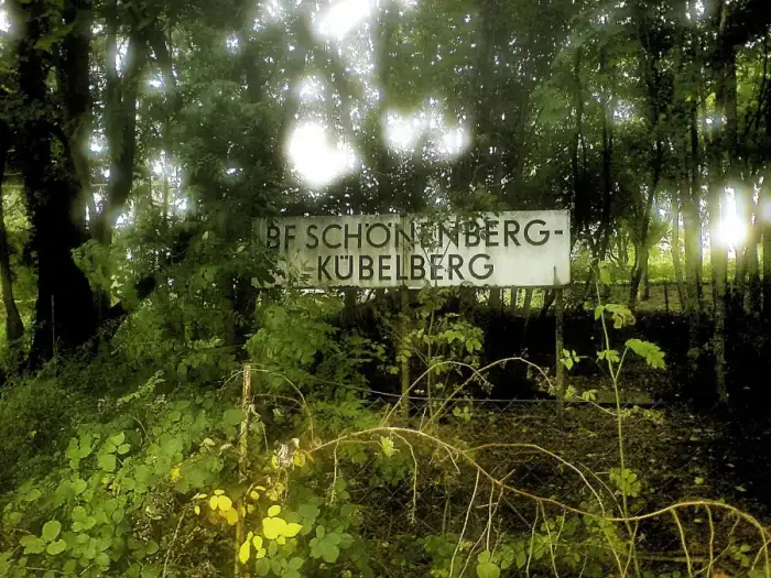Schönenberg-Kübelberg - Altes Stationsschild von Schönenberg-Kübelberg
