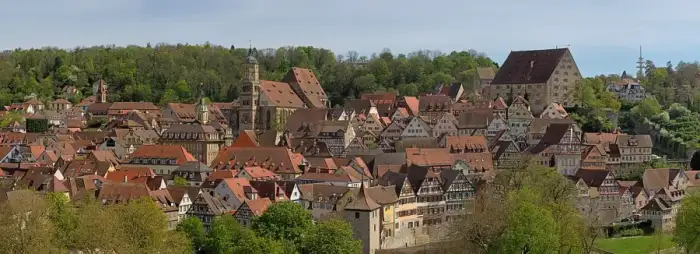 Schwäbisch Hall - Blick auf die Altstadt von Schwäbisch Hall