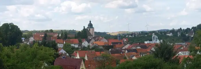 Sontra - Sontra panoram altstadt