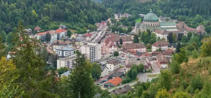 St. Blasien - Sankt Blasien Blick vom Weißensteinfelsen I