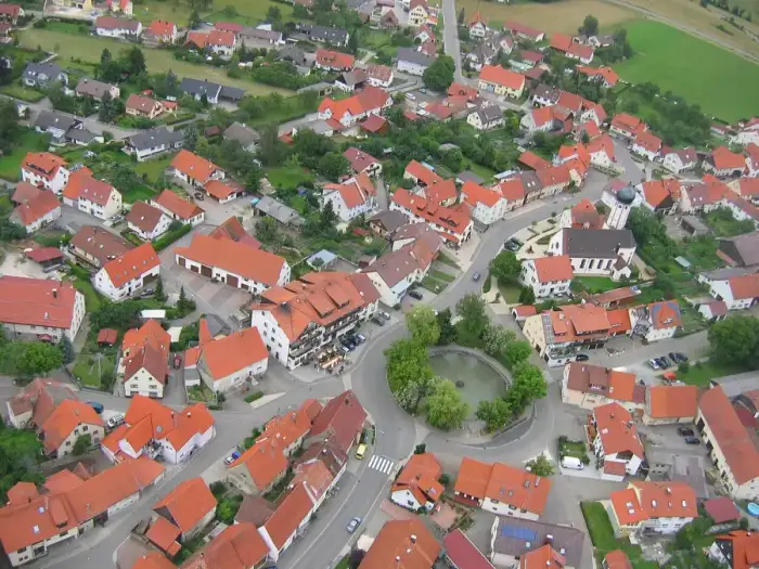 Stetten am kalten Markt - Frohnstetten aus der Luft