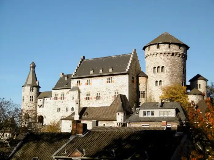 Stolberg (Rhld.) - Burg Stolberg, Südseite, (5)