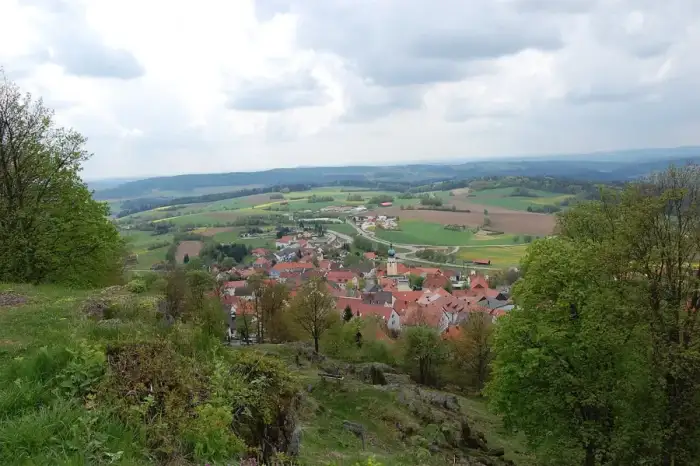 Tännesberg - Blick vom Burgstall Tännesberg