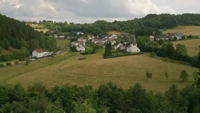 Üdersdorf - Üdersdorf-trittscheid blick auf trittscheid
