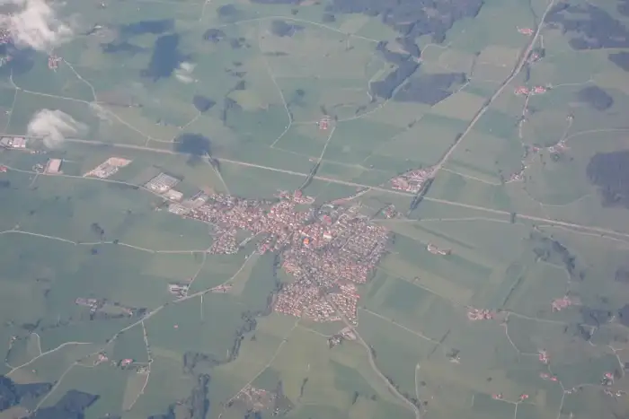 Unterthingau - Aerial view of Unterthingau