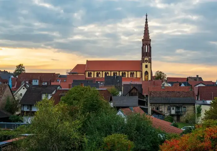 Waibstadt - Waibstadt - Altstadt - Stadtpfarrkirche - Ansicht von Osten (1)