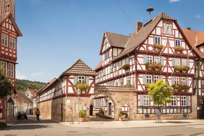 Wanfried - Rathaus der Stadt Wanfried, Hessen, Deutschland IMG 5922-1 edit