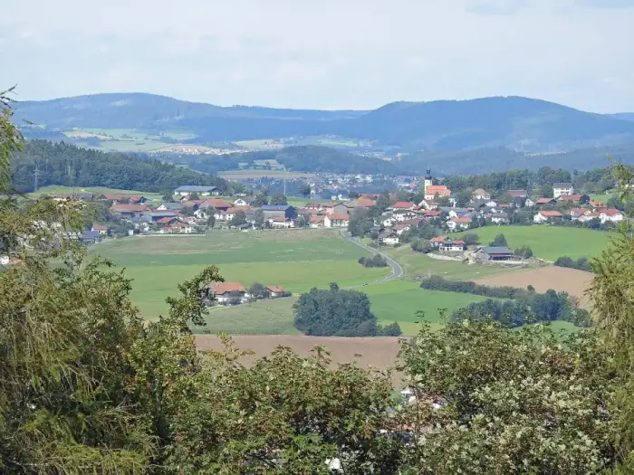 Weiding - Runding, CHA - Burgruine - Weiding, CHA - Walting v SW, Arnschwang, Furth i W