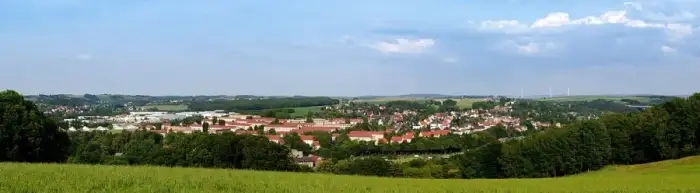 Wilkau-Haßlau - Wilkau-Hasslau - panoramic view 1 (aka)