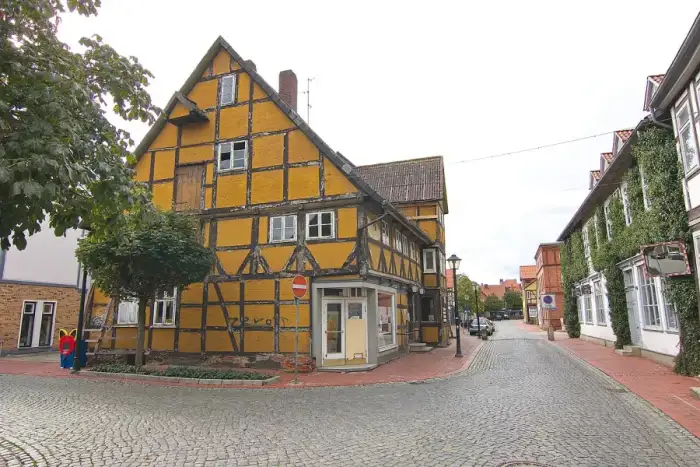 Wittingen - Baudenkmal Haus Kreyenberg von 1640 in der Altstadt von Wittingen IMG 9257