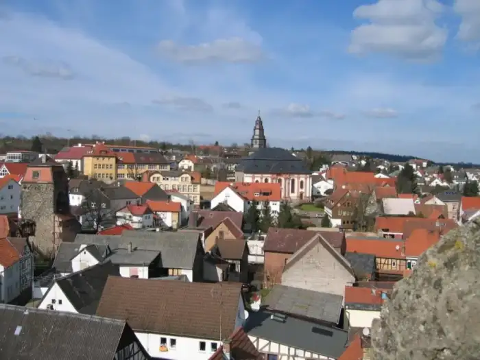 Wölfersheim - Blick vom weißen Turm aus in Richtung Norden