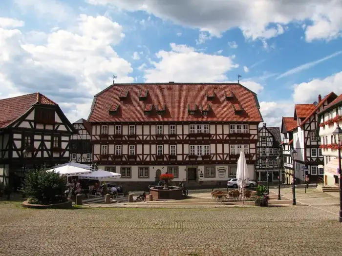 Wolfhagen - Wolfhagen marktplatz ds 07 2009
