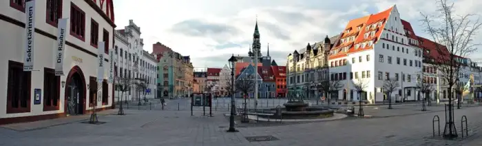 Zwickau - Zwickau Hauptmarkt Panorama